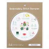 Succulent Stitch Sampler