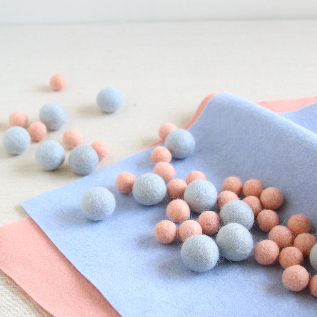 Sky Wool Blend Felt
