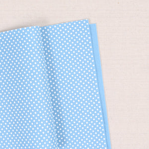 Polka Dot Felt, Cornflower Blue