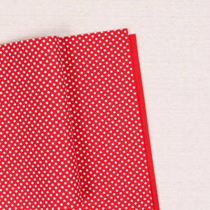 Polka Dot Felt, Cherry Red