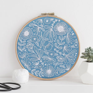 Poppy Patch Embroidery Kit
