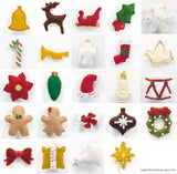 sugar house shop, advent calendar, christmas felt craft