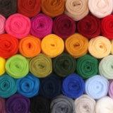 Pastel Colors Wool Roving