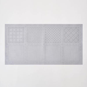 Sashiko Fabric for Coasters in Gray