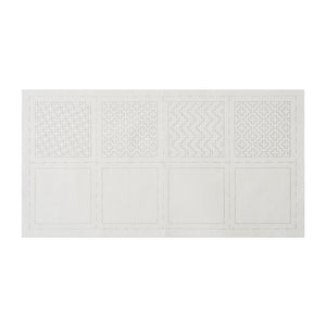 Sashiko Fabric for coasters in White