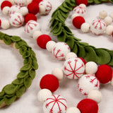 Scandinavian christmas craft, Scandinavian christmas felt, christmas garland