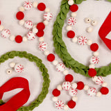 Scandinavian christmas craft, Scandinavian christmas felt, christmas garland