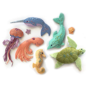 Sea Creatures Felt Pattern