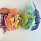 Sea Creatures Felt Pattern