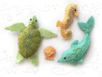 Sea Creatures Felt Pattern