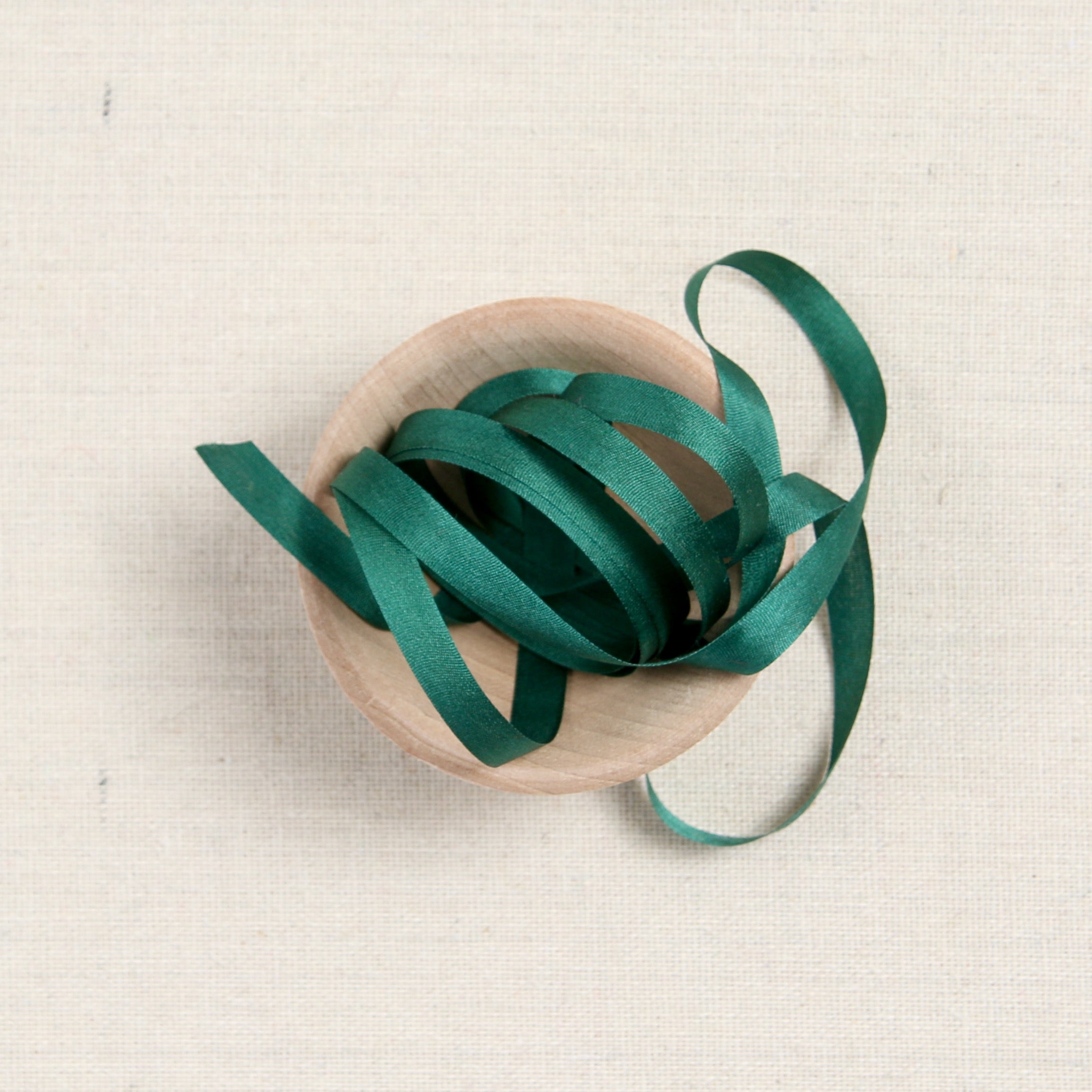 River Silks Silk Ribbon, Emerald 259