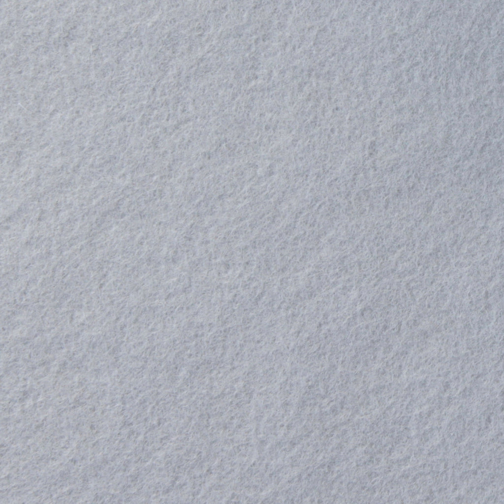 Silver Wool Blend Felt