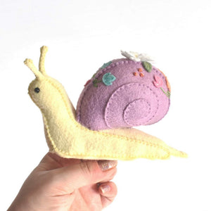 Felt Snail Sewing Kit