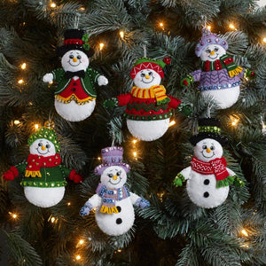 Snow Much Fun Ornaments, Bucilla Kit