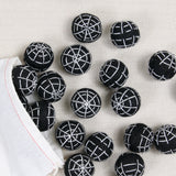 Stitched Spiderwebs, Black