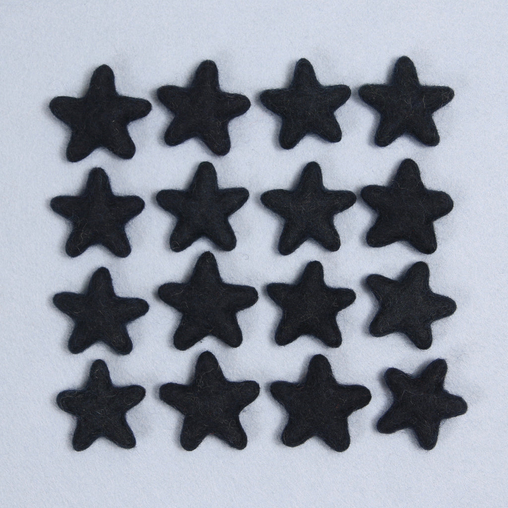 Felt Stars in Midnight