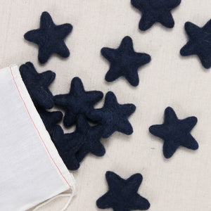 Felt Stars in Midnight