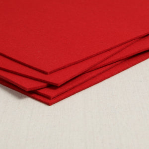 Cherry Red, Thick felt