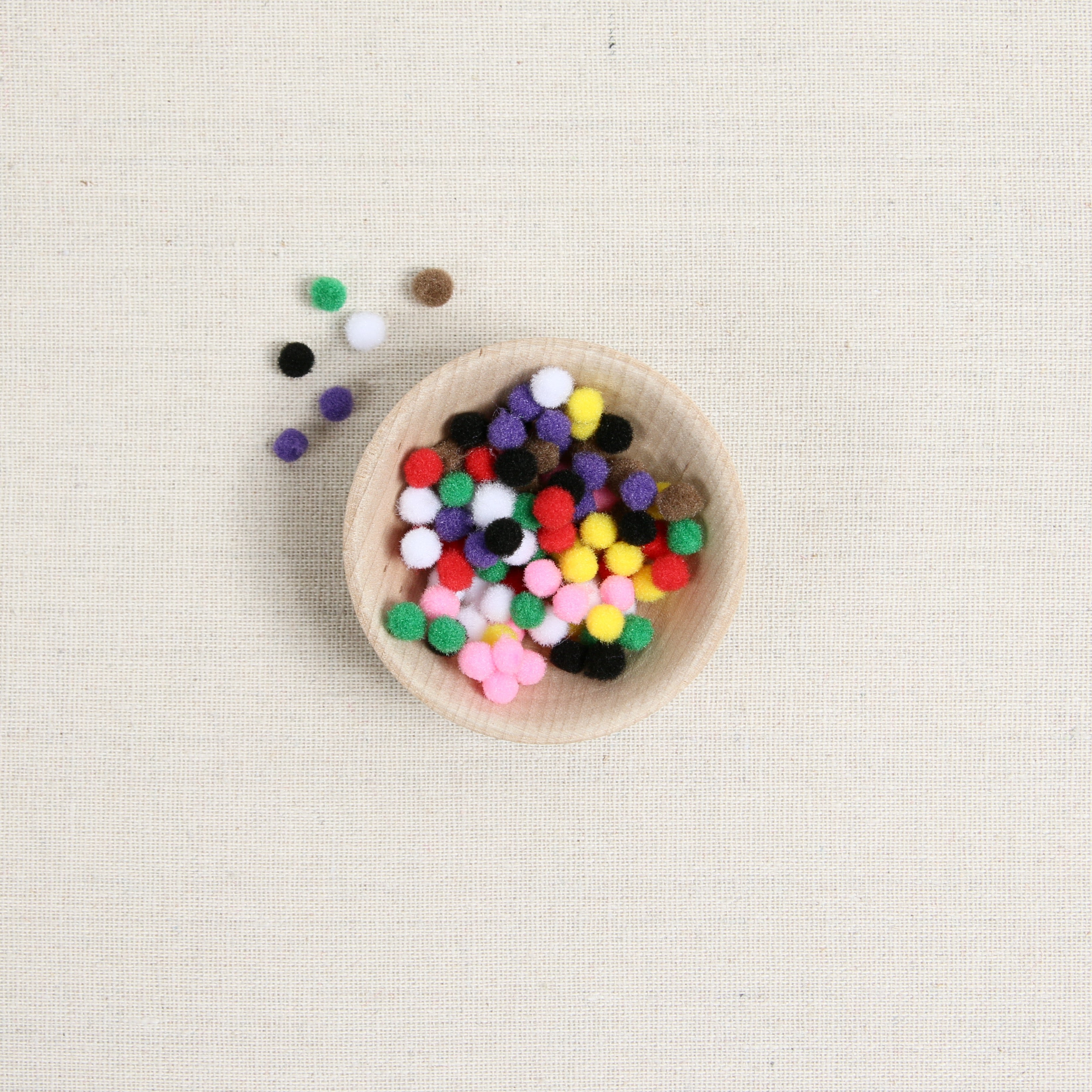 Tiny Acrylic Pom-Poms