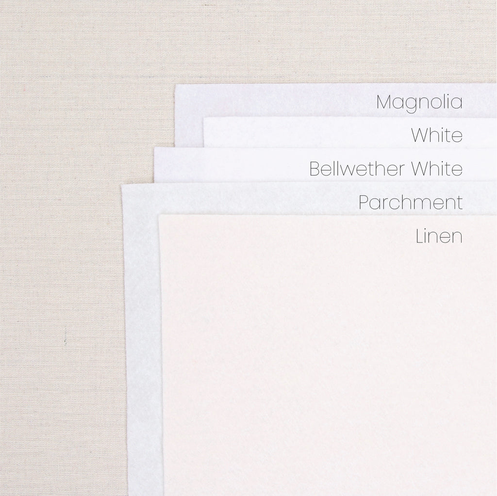 Parchment Wool Blend Felt