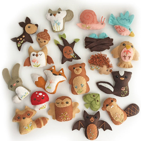 Mini woodland deals stuffed animals